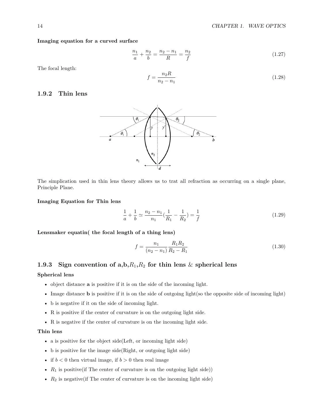 Optics Review: Geometrical Optics, Wave Optics, EM Waves, and Quantum Basics page 14