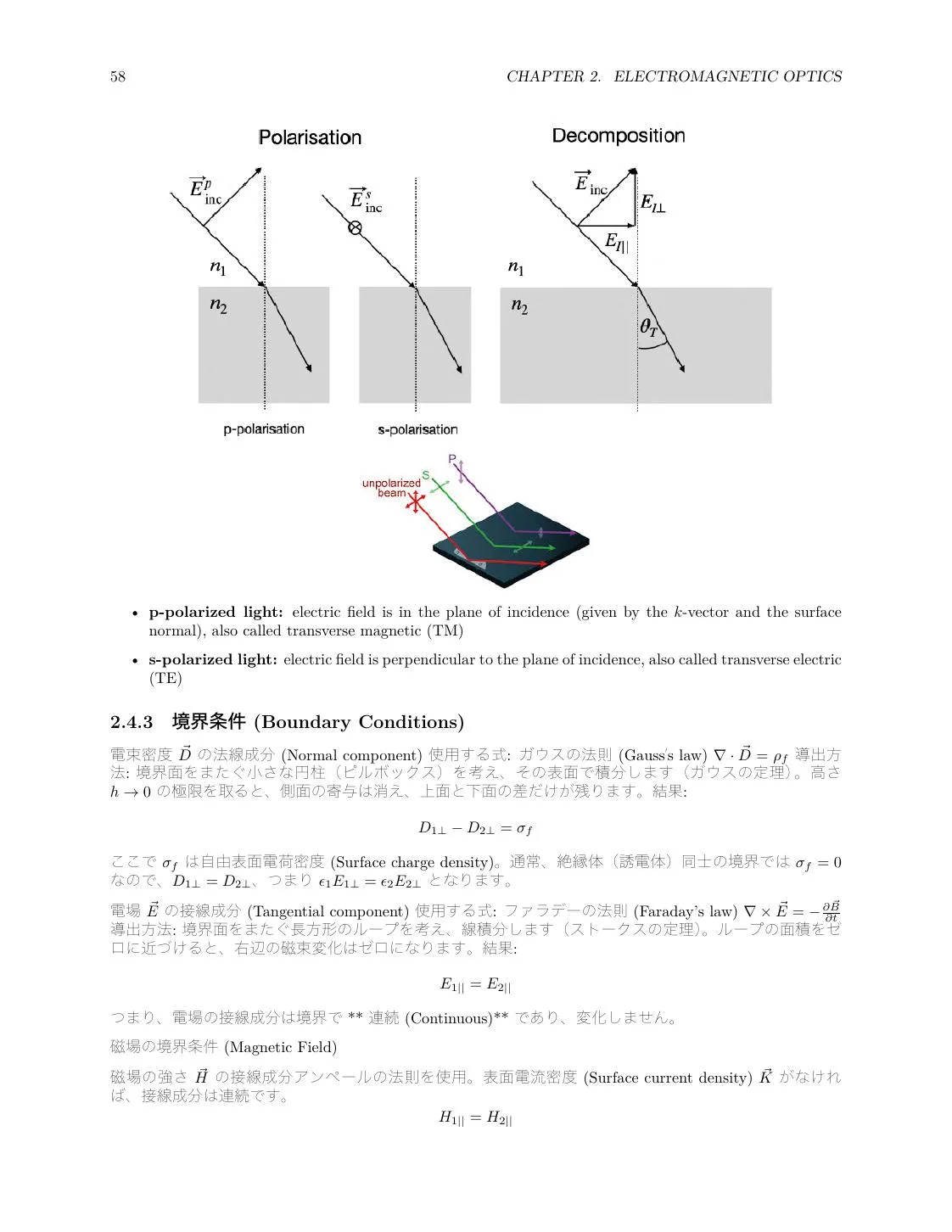 Optics Review: Geometrical Optics, Wave Optics, EM Waves, and Quantum Basics page 58